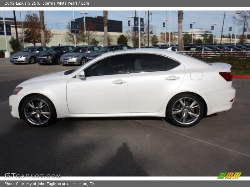 Starfire White Pearl / Ecru 2009 Lexus IS 250