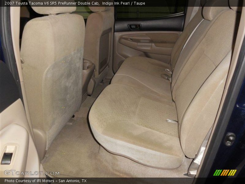 Indigo Ink Pearl / Taupe 2007 Toyota Tacoma V6 SR5 PreRunner Double Cab
