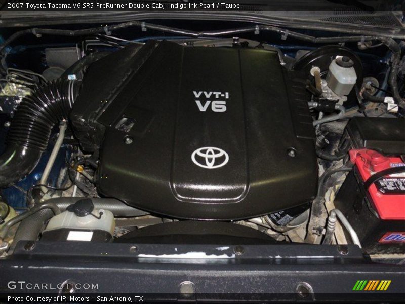 Indigo Ink Pearl / Taupe 2007 Toyota Tacoma V6 SR5 PreRunner Double Cab