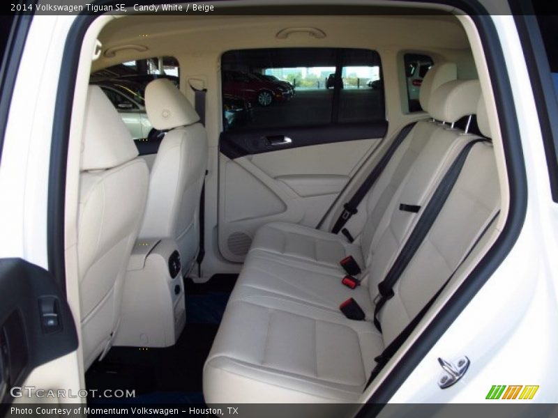 Candy White / Beige 2014 Volkswagen Tiguan SE