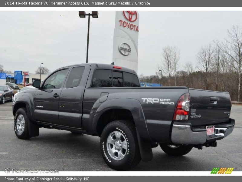 Magnetic Gray Metallic / Graphite 2014 Toyota Tacoma V6 Prerunner Access Cab