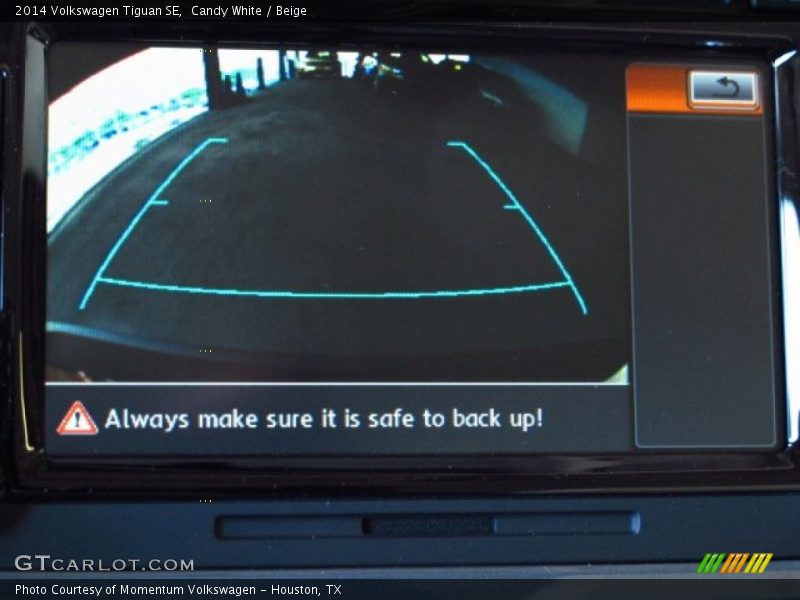 Candy White / Beige 2014 Volkswagen Tiguan SE