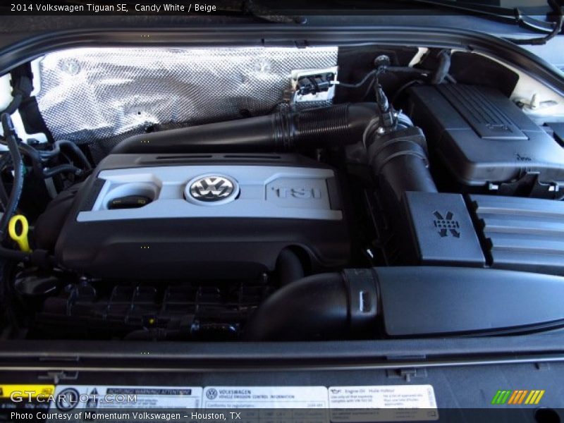 Candy White / Beige 2014 Volkswagen Tiguan SE