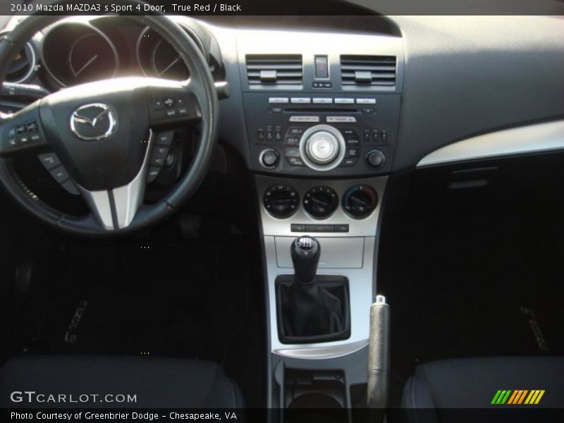 True Red / Black 2010 Mazda MAZDA3 s Sport 4 Door