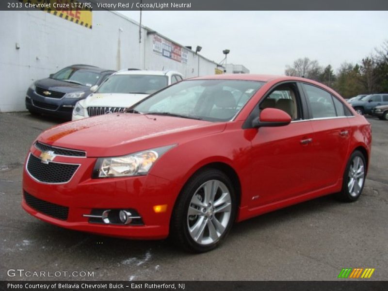 Victory Red / Cocoa/Light Neutral 2013 Chevrolet Cruze LTZ/RS