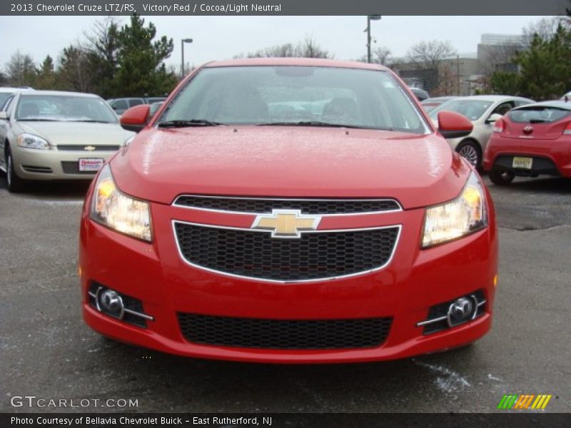 Victory Red / Cocoa/Light Neutral 2013 Chevrolet Cruze LTZ/RS