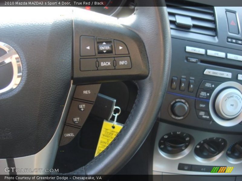 True Red / Black 2010 Mazda MAZDA3 s Sport 4 Door
