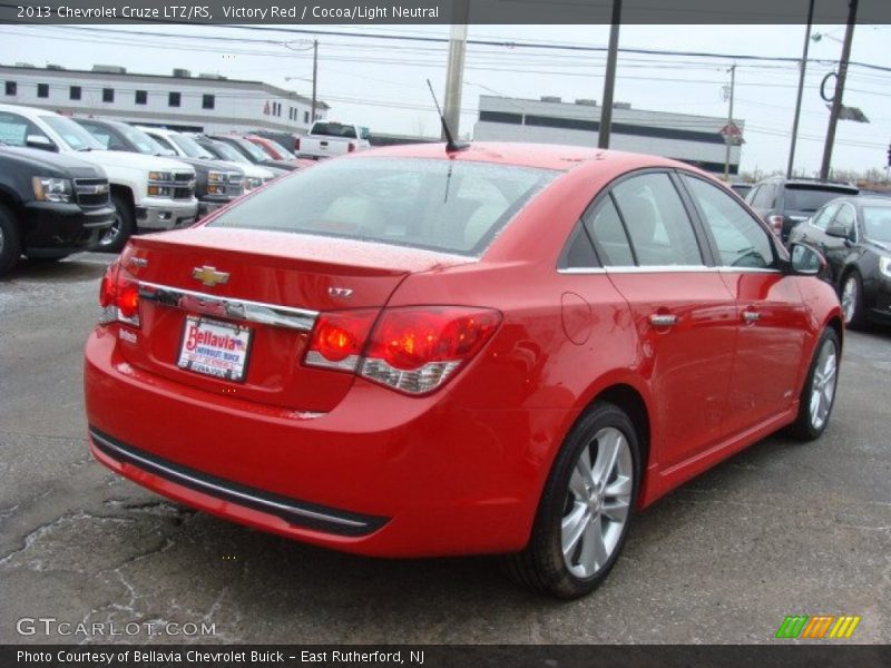 Victory Red / Cocoa/Light Neutral 2013 Chevrolet Cruze LTZ/RS