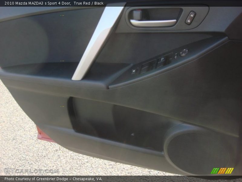 True Red / Black 2010 Mazda MAZDA3 s Sport 4 Door