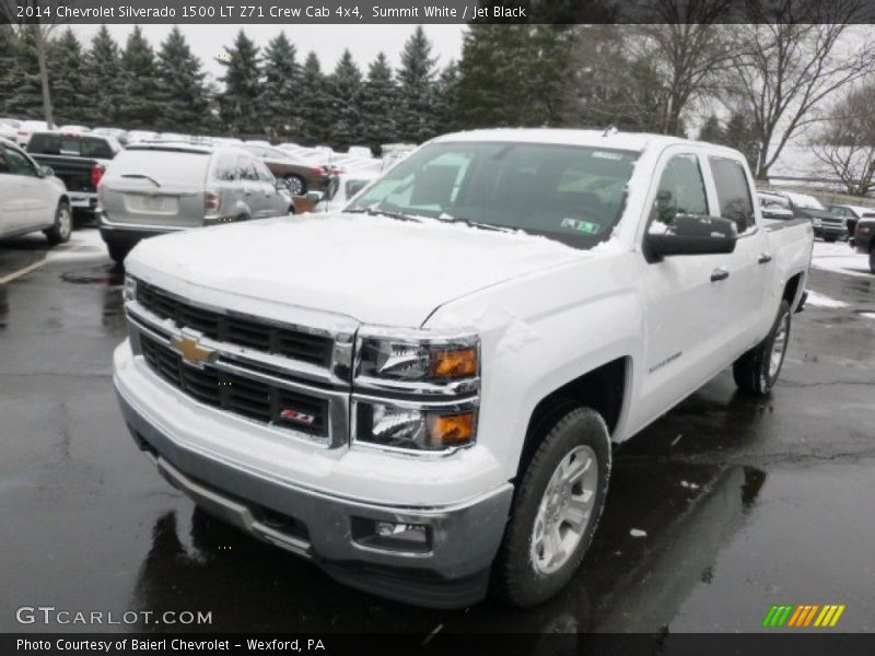 Summit White / Jet Black 2014 Chevrolet Silverado 1500 LT Z71 Crew Cab 4x4