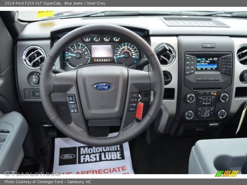 Blue Jeans / Steel Grey 2014 Ford F150 XLT SuperCab