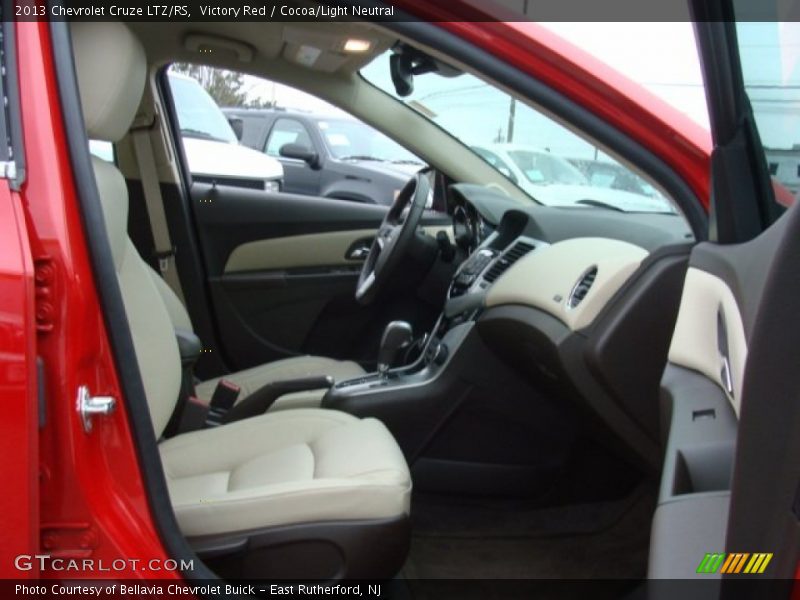 Victory Red / Cocoa/Light Neutral 2013 Chevrolet Cruze LTZ/RS