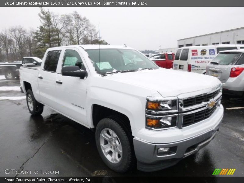Summit White / Jet Black 2014 Chevrolet Silverado 1500 LT Z71 Crew Cab 4x4