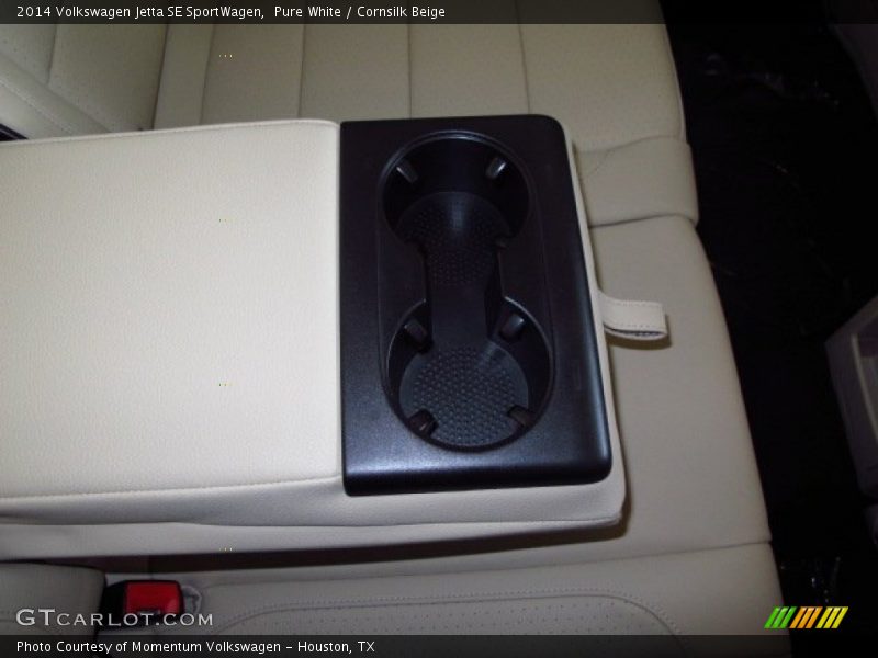Pure White / Cornsilk Beige 2014 Volkswagen Jetta SE SportWagen