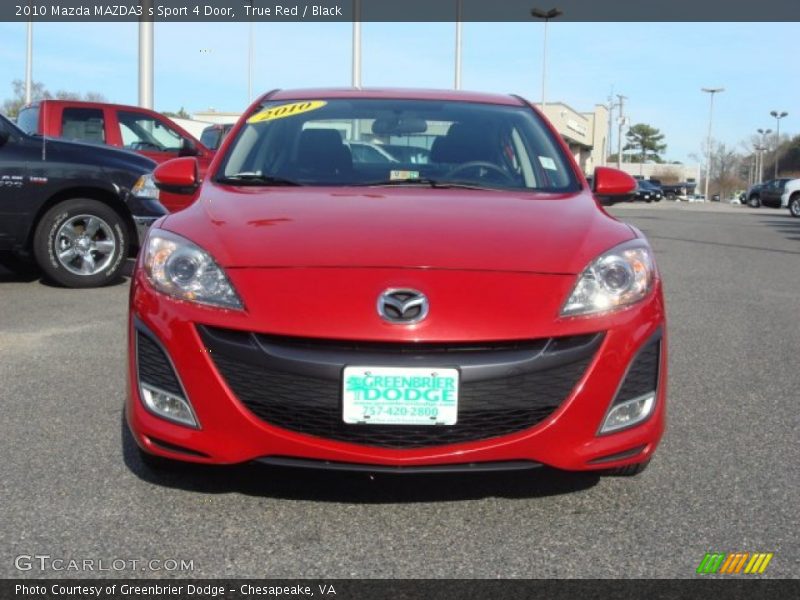 True Red / Black 2010 Mazda MAZDA3 s Sport 4 Door