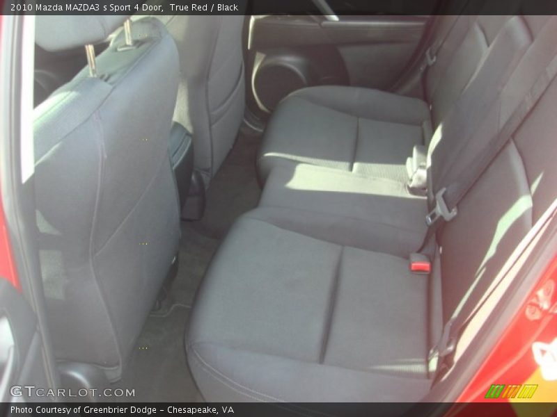 True Red / Black 2010 Mazda MAZDA3 s Sport 4 Door