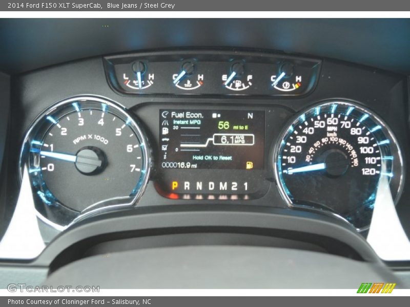Blue Jeans / Steel Grey 2014 Ford F150 XLT SuperCab