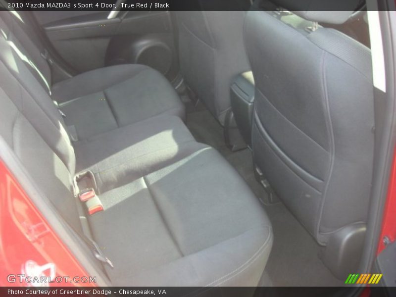 True Red / Black 2010 Mazda MAZDA3 s Sport 4 Door