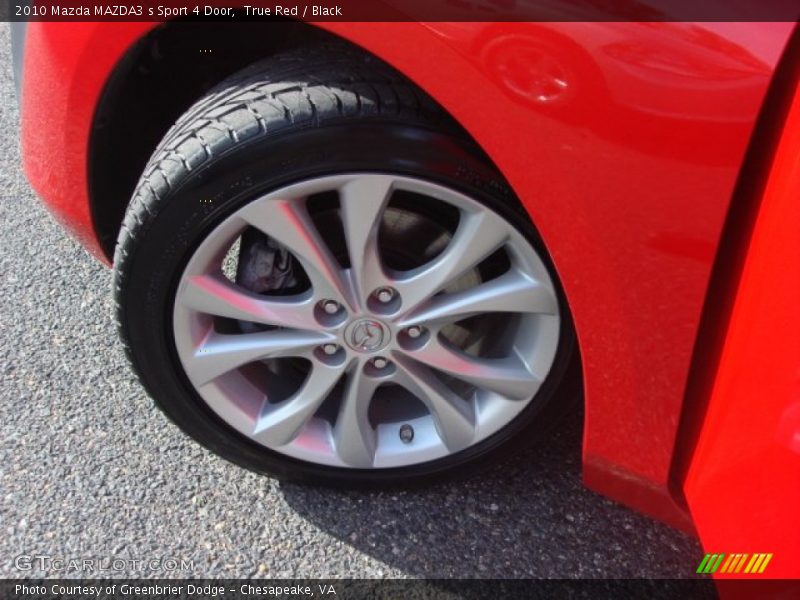 True Red / Black 2010 Mazda MAZDA3 s Sport 4 Door