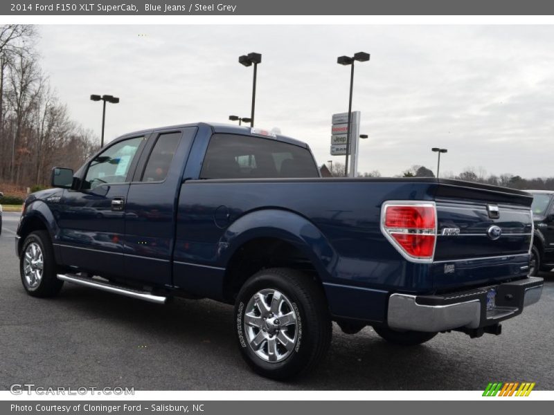 Blue Jeans / Steel Grey 2014 Ford F150 XLT SuperCab