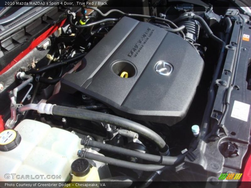 True Red / Black 2010 Mazda MAZDA3 s Sport 4 Door