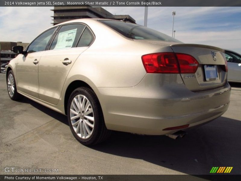 Moonrock Silver Metallic / 2 Tone Cornsilk Beige/Black 2014 Volkswagen Jetta SEL Sedan
