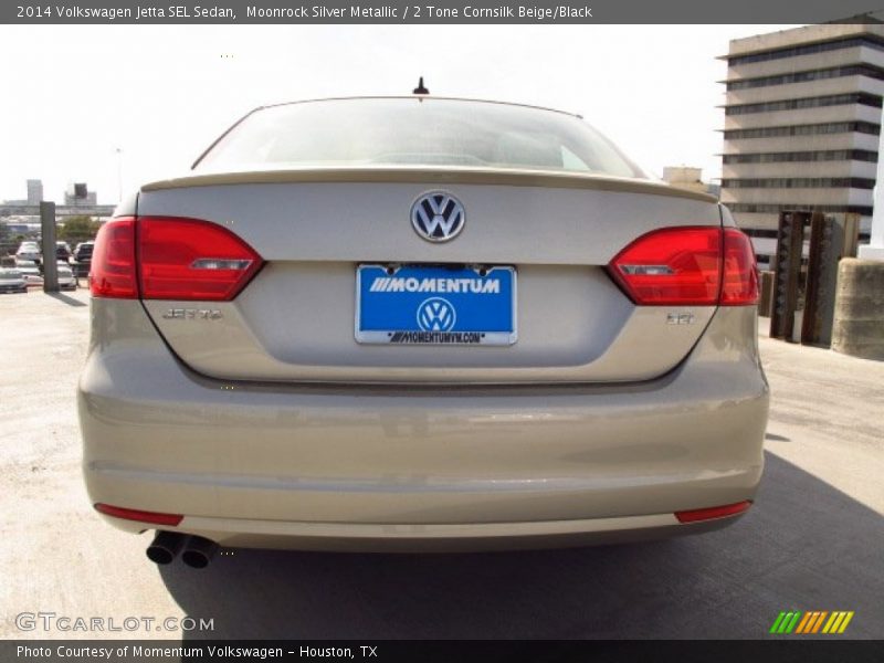 Moonrock Silver Metallic / 2 Tone Cornsilk Beige/Black 2014 Volkswagen Jetta SEL Sedan