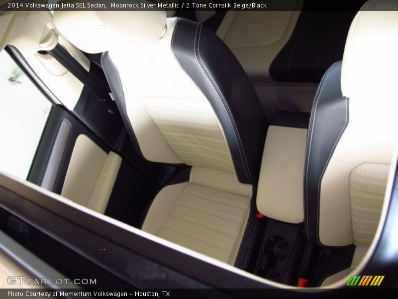 Moonrock Silver Metallic / 2 Tone Cornsilk Beige/Black 2014 Volkswagen Jetta SEL Sedan
