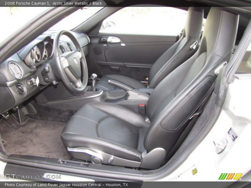 Arctic Silver Metallic / Black 2008 Porsche Cayman S