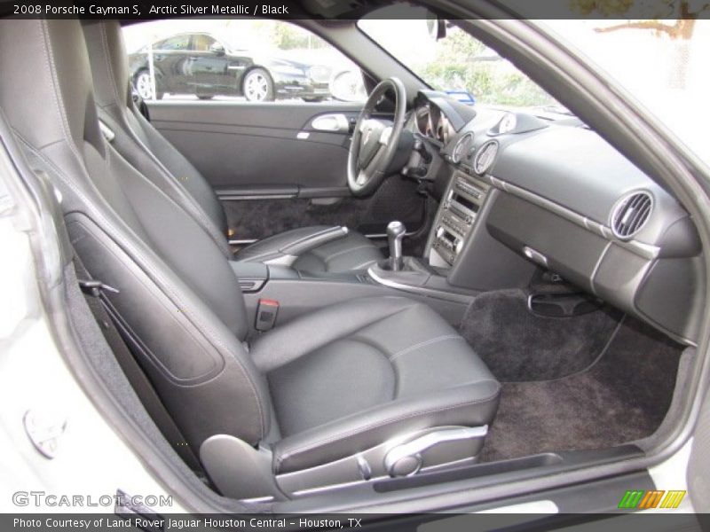 Arctic Silver Metallic / Black 2008 Porsche Cayman S