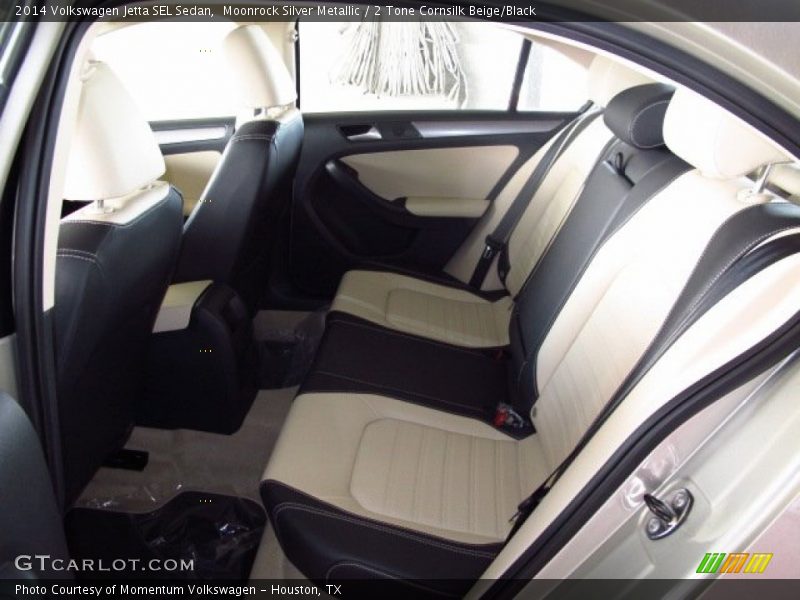 Moonrock Silver Metallic / 2 Tone Cornsilk Beige/Black 2014 Volkswagen Jetta SEL Sedan