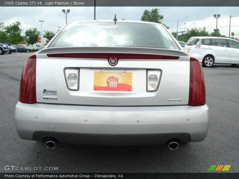 Light Platinum / Ebony 2005 Cadillac STS V8