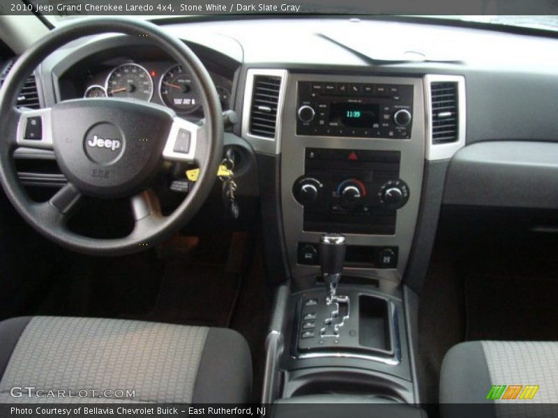 Stone White / Dark Slate Gray 2010 Jeep Grand Cherokee Laredo 4x4