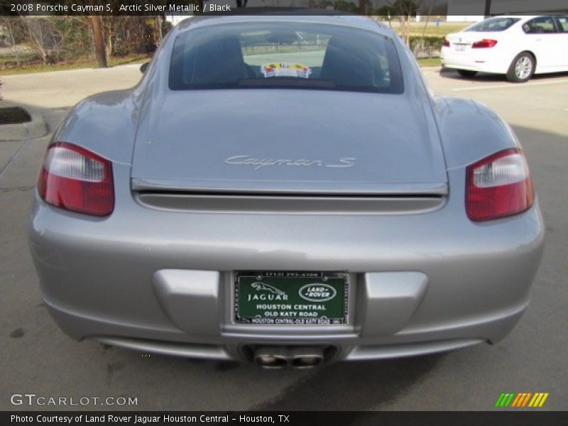 Arctic Silver Metallic / Black 2008 Porsche Cayman S