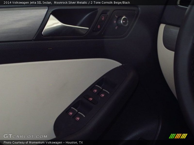 Moonrock Silver Metallic / 2 Tone Cornsilk Beige/Black 2014 Volkswagen Jetta SEL Sedan