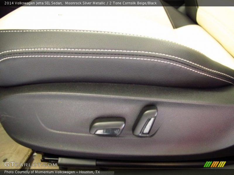 Moonrock Silver Metallic / 2 Tone Cornsilk Beige/Black 2014 Volkswagen Jetta SEL Sedan