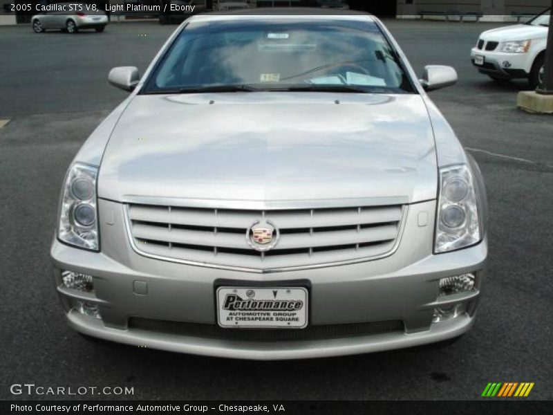 Light Platinum / Ebony 2005 Cadillac STS V8