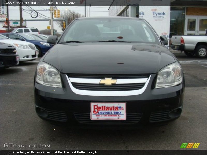 Black / Gray 2009 Chevrolet Cobalt LT Coupe