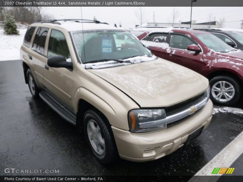 Sandstone Metallic / Light Cashmere/Ebony 2007 Chevrolet TrailBlazer LS 4x4