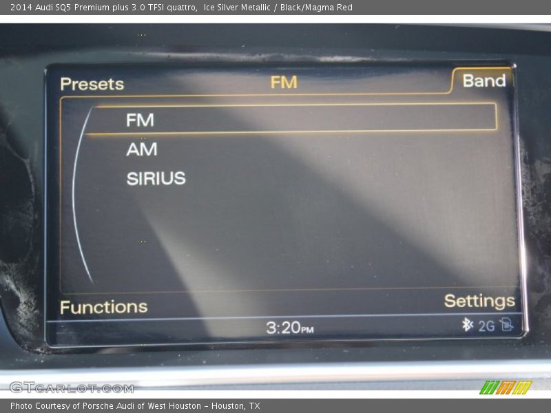 Ice Silver Metallic / Black/Magma Red 2014 Audi SQ5 Premium plus 3.0 TFSI quattro