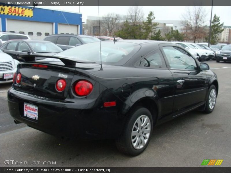 Black / Gray 2009 Chevrolet Cobalt LT Coupe