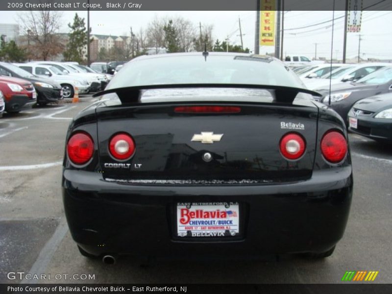 Black / Gray 2009 Chevrolet Cobalt LT Coupe