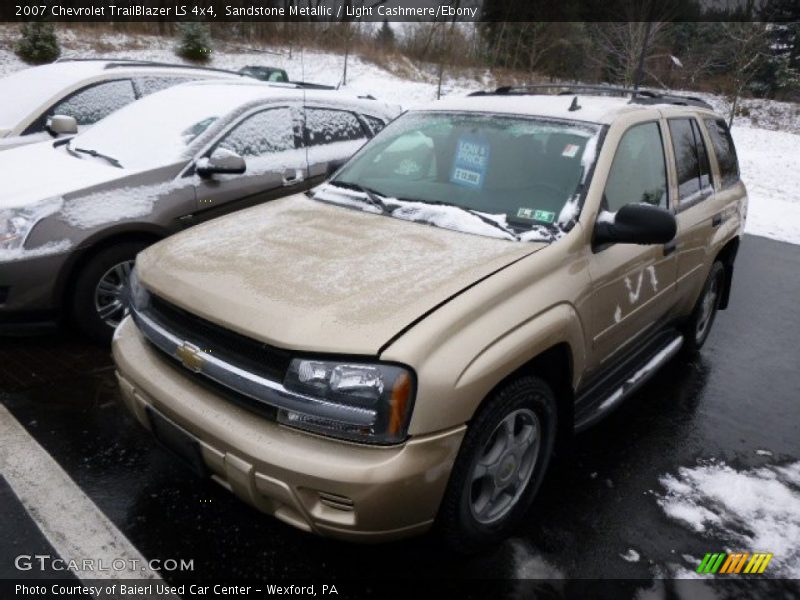 Sandstone Metallic / Light Cashmere/Ebony 2007 Chevrolet TrailBlazer LS 4x4
