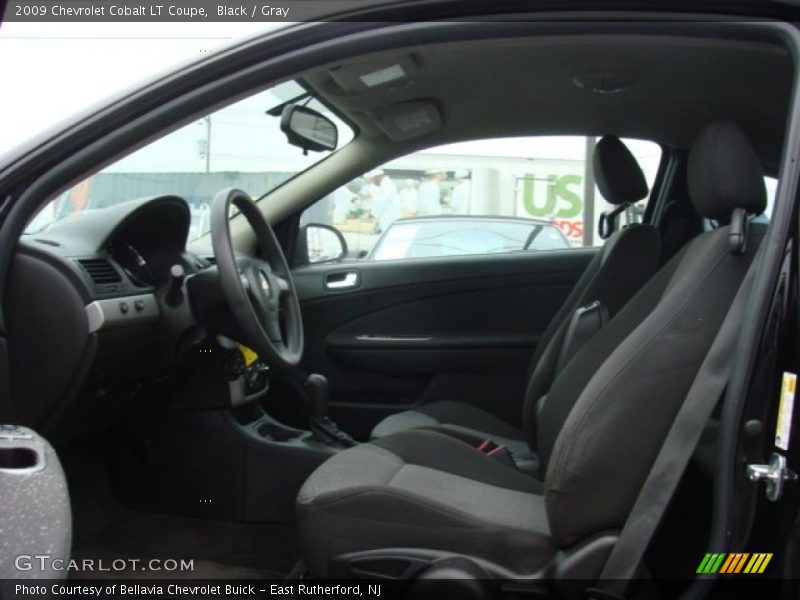Black / Gray 2009 Chevrolet Cobalt LT Coupe