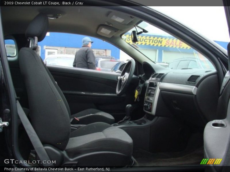 Black / Gray 2009 Chevrolet Cobalt LT Coupe