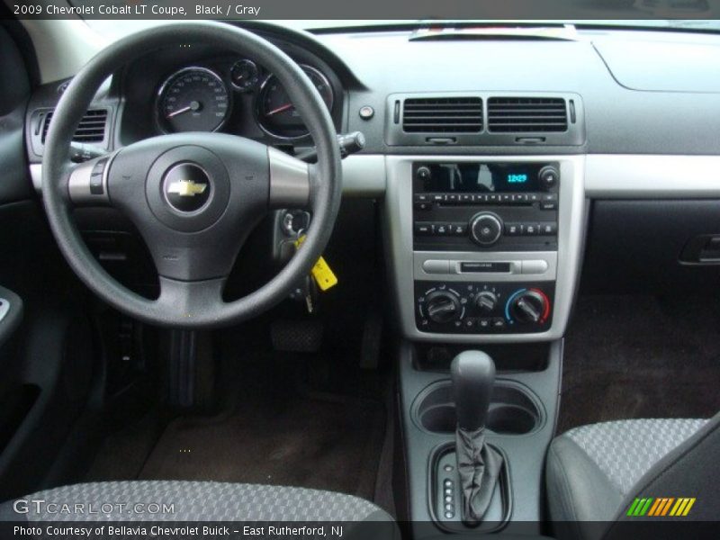Black / Gray 2009 Chevrolet Cobalt LT Coupe