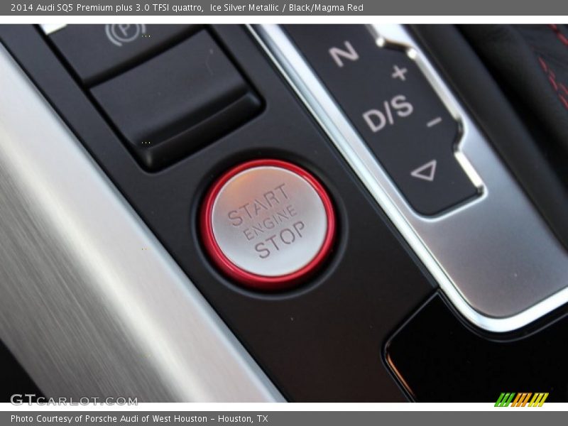 Ice Silver Metallic / Black/Magma Red 2014 Audi SQ5 Premium plus 3.0 TFSI quattro