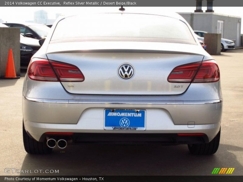 Reflex Silver Metallic / Desert Beige/Black 2014 Volkswagen CC Executive