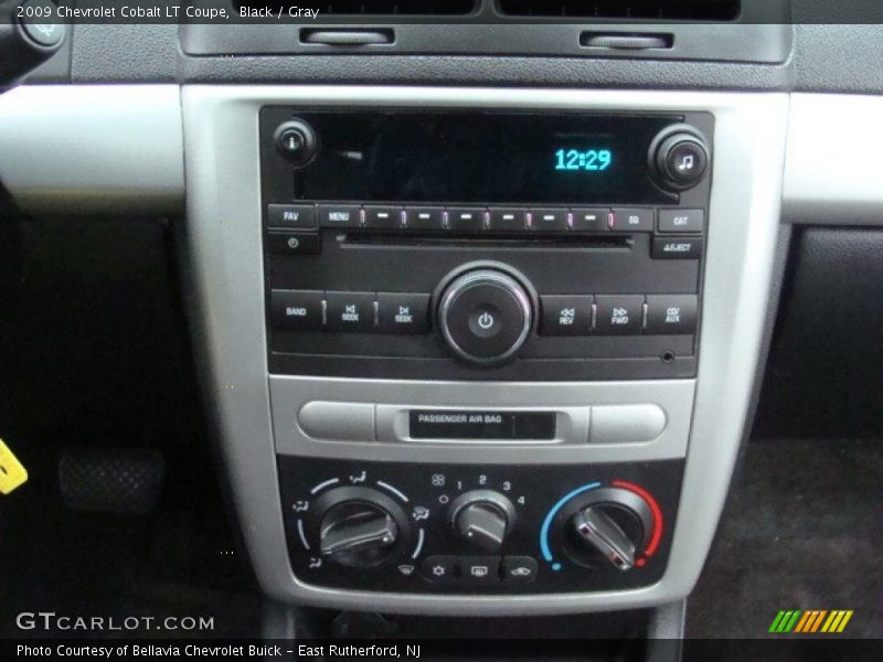 Black / Gray 2009 Chevrolet Cobalt LT Coupe