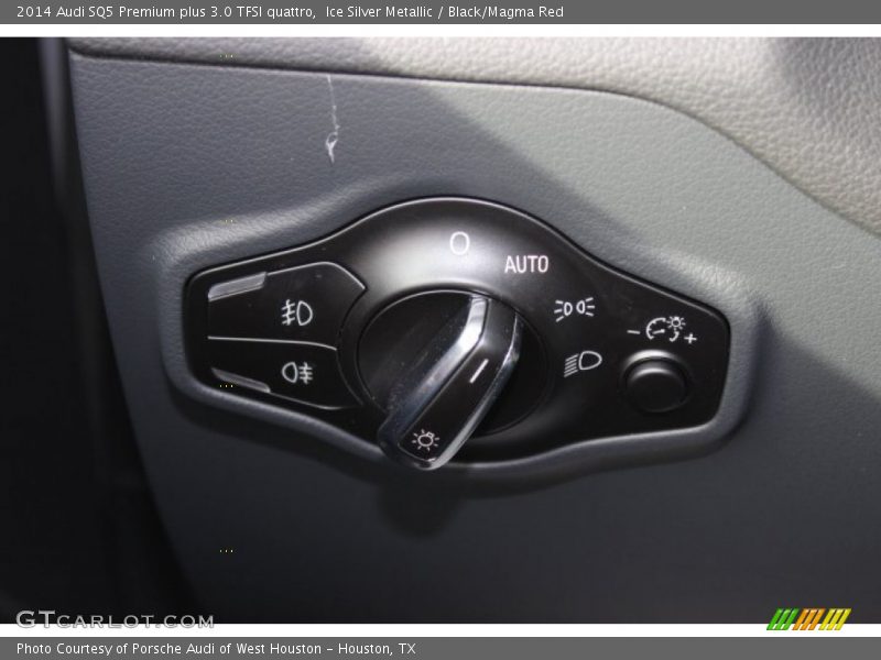 Ice Silver Metallic / Black/Magma Red 2014 Audi SQ5 Premium plus 3.0 TFSI quattro